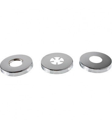 Rosace coulissante Stedo Design diam.   80 mm, h   15 mm, d   22 mm laiton chromé *BG*