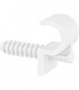 Fix-Ring diam. 16mm, 1-tuyau trou percé 8mm, UE   100 pcs