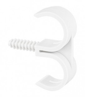 Fix-Ring diam. 28mm, 1-tuyau trou percé 8mm, UE   100 pcs