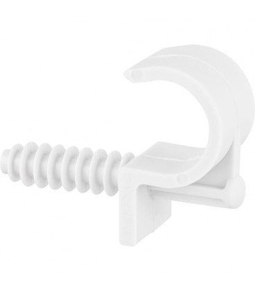Fix-Ring diam. 20mm, 1-tuyau trou percé 8mm, UE   100 pcs