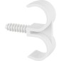 Fix-Ring diam. 25mm, 2-tuyaux trou percé 8mm   UE   100 pcs