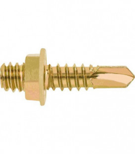 Goujon fileté auto-percant M7x150mm, longueur 20mm, emballage   100 pieces