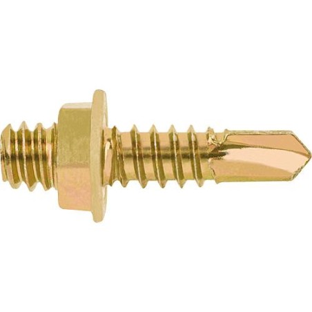 Goujon fileté auto-percant M7x150mm, longueur 20mm, emballage   100 pieces