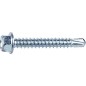 Vis DIN 7504 tete a six pans diam. 4,2 mm, L  13 mm, zingue, UE   1000 pieces