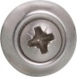 Vis de plomberie fini brillant rondelle etanche, inox A2 diam. 4,5x65mm, UE   100 mm