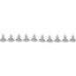 PUR-PVC rivets blancs emballage   1000 pieces
