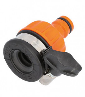 Prise d'eau voleuse-raccord robinet pour sorties plates D 15-20mm, avec bornes