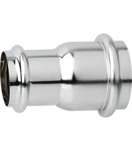 Manchon de reduction laiton chrome, d 40 x D 32mm, Longueur 75mm