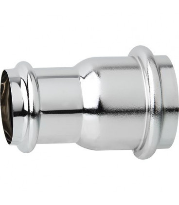 Manchon de reduction laiton chrome, d 40 x D 32mm, Longueur 75mm