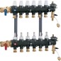 Repartiteur plastique pour FBH complet pour 6 groupes Repartiteur plastique pour FBH complet pour 6 groupes