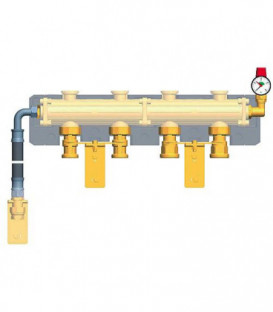 Kit de sEcuritE pour le montage au distributeur 3 bars jusqu'à 50kW, manomètre 0-4 bars