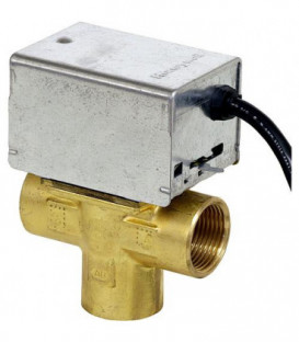 Honeywell soupape de zone 3 voies V 8044 C 1024 B, avec reglage manuel 3/4", 24 V, 50/60 Hz, 6 W *BG*