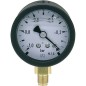 vacuometre diametre 50, 1/8" dessou 1-0bar avec glycerine,