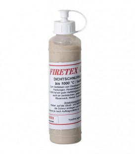 Firetex C1090 Colle pour ficelle d'EtanchEitE jusqu'à 1000°C, bouteille LDPE 100ml