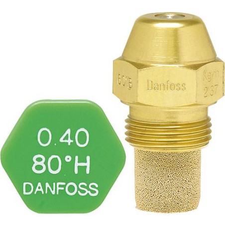 Danfoss gicleur à fioul 0,40 80°H LE Type V pour Viessmann Vitoplus VP3 et VP3a