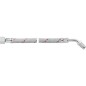 Flexible de bruleur fioul avec ecrou-raccord 3/8", coude avec nipple bicone amovible 1/4" 1000 mm, Viesmann"