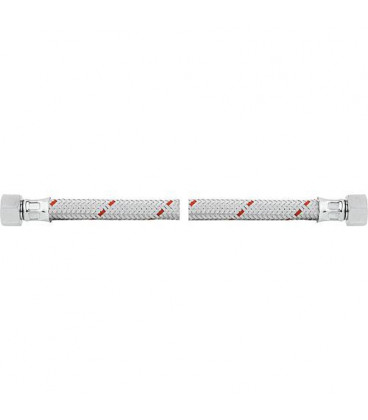 Flexible de bruleur fioul avec ecrou-raccord 1/2" des 2 cotes 1000 mm, universel pour divers bruleurs