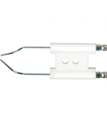 Electrode d allumage double pour Olympe DV jusqu en 86, raccord 6,3 mm 140253
