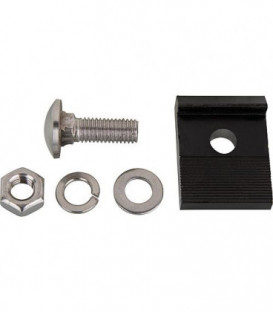 Griffes de serrage avec vis bombée M 10 x 30 mm, disque, Ecrou pour pour kit de montage sur toit standard