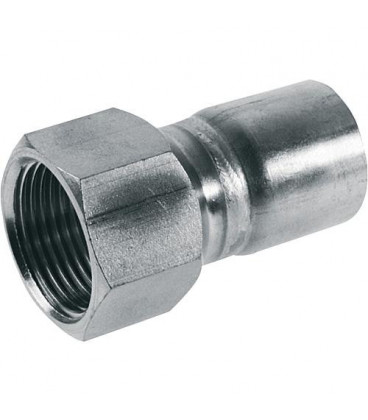 Raccord moule C acier Manchon de reduction (mâle/fil fem) 18x3/4" WG834