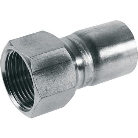Raccord moule C acier Manchon de reduction (mâle/fil fem) 18x3/4" WG834