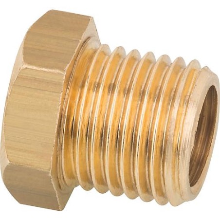 Nipple de reduction court G 3/8"f x G 3/4"m