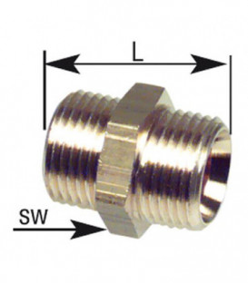 nipple double G 1/8" x G 1/8"