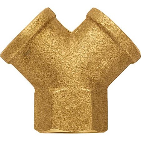 embout en Y,laiton 3xpas de visfemelle G 1/8"
