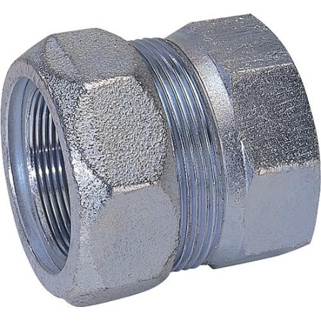 Bouchon de fermeture en fonte malleable Gaz PN 4, Eau PN 16, Type EK 1" (33,7)