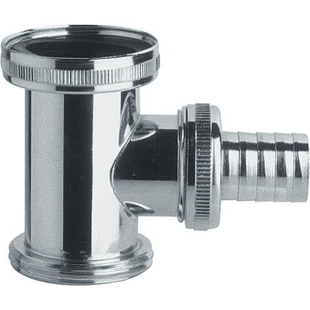 Piece d'ecartement pour ecoulement laiton chrome 1 1/4"x11/4"