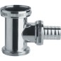 Piece d'ecartement pour ecoulement laiton chrome 1 1/2"x 1 1/2"