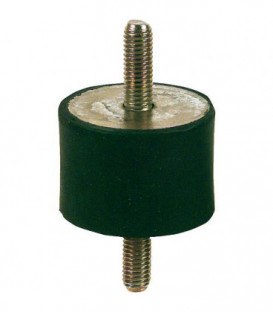 Ressort en caoutchouc type A 30 x 20 mm, filet mâle/mâle M 8 x 20 mm