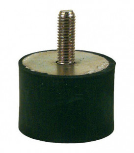 Ressort en caoutchouc type B 40 x 30 mm, filet mâle M 8 x 23 mm IG 7 mm