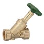 Robinet a soupape a tete inclinée DN50/2" broche non montante"filet fem x filet fem/ sans