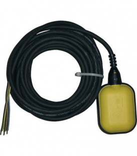 Interrupteur a flotteur 10 m Opti1 jaune pour montage ulterieur Fonction vidanger