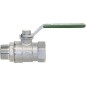 Robinet a bille d eau potable R 254DL filet fem/filet mâle 1/2" PN16 Laiton chrome / levier