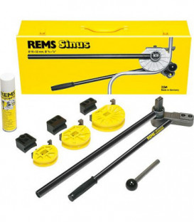 Plieur manuel de tubes- Set Rems Sinus Set 15-18-22 dans une Mallette en tole d'acier solide