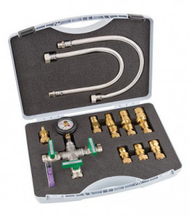 Mallette de controle pour tirer, souffler et rincer