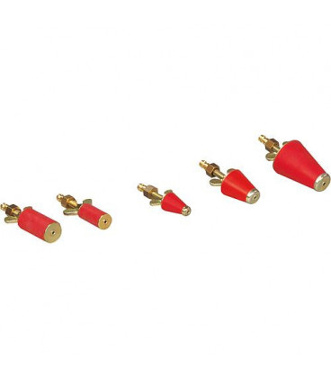 Bouchon pour verificateur gaz 1/2" - 1" 18 - 32 mm conique