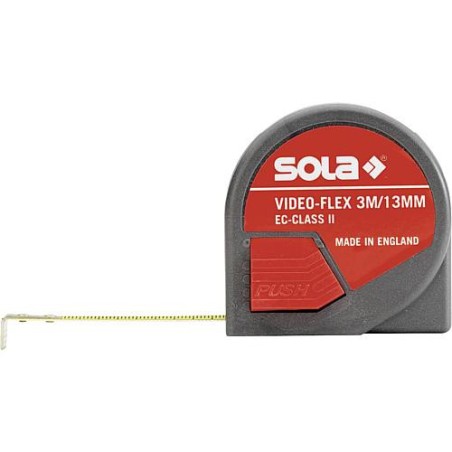 Metre "Video-Flex" Longueur 3mtr. avec anti-retour et retour de bande automatique