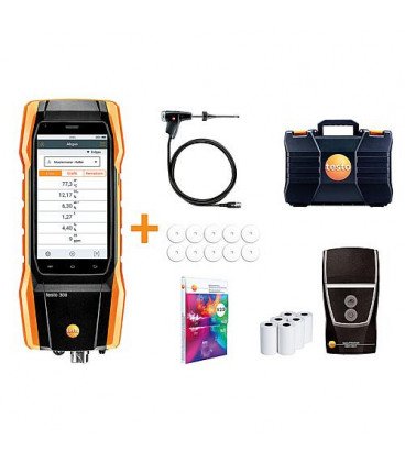 Analyseur de combustion testo 300, initial lot avec imprimante, version francaise
