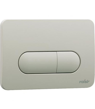 plaque de commande 2 touches pour Evolut/Space plastique blanc universel
