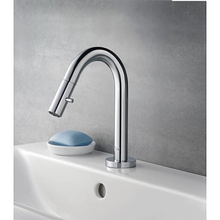 Robinet IdealStream, laiton chrome, sans garniture d'ecoulem. entraxe 126mm