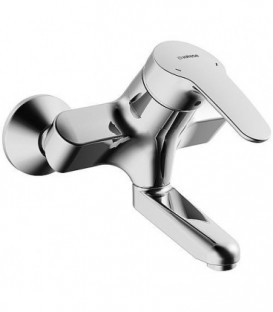 Mitigeur vasque mural Hansamix chrome, DN15, bec orientable entraxe 160mm