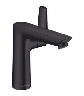Mitigeur vasque Hansgrohe 150 Talis E avec garniture d'ecoul. noir mat, entraxe 141 mm