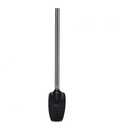 Tete de brosse WC Stream de rechange en TPR noir
