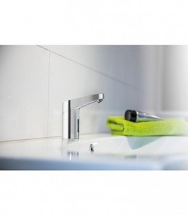 robninetterie lavabo Conti UMAXX M21 sans melangeur, chromé , avec sonde IR, sur batterie