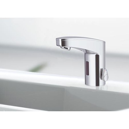 Mitigeur de lavabo Conti+maxx M10, mélangé, chromé, réseau sans vidage