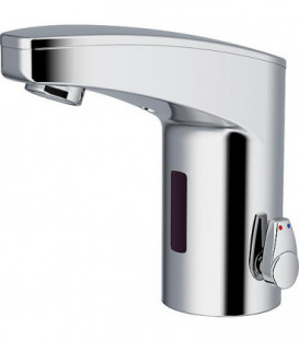 Mitigeur de lavabo Iqua maxx M10, mélangé chromé, sur pile sans vidage