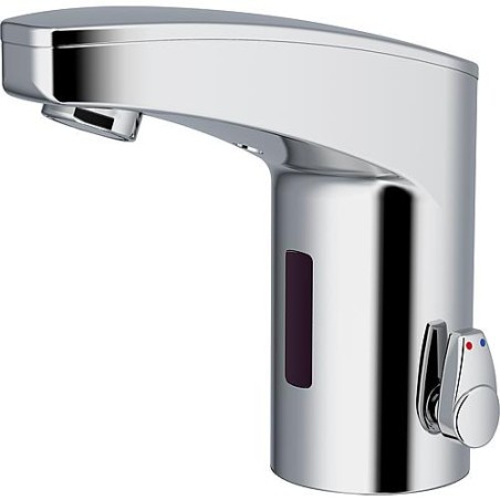 Mitigeur de lavabo Iqua maxx M10, mélangé chromé, sur pile sans vidage